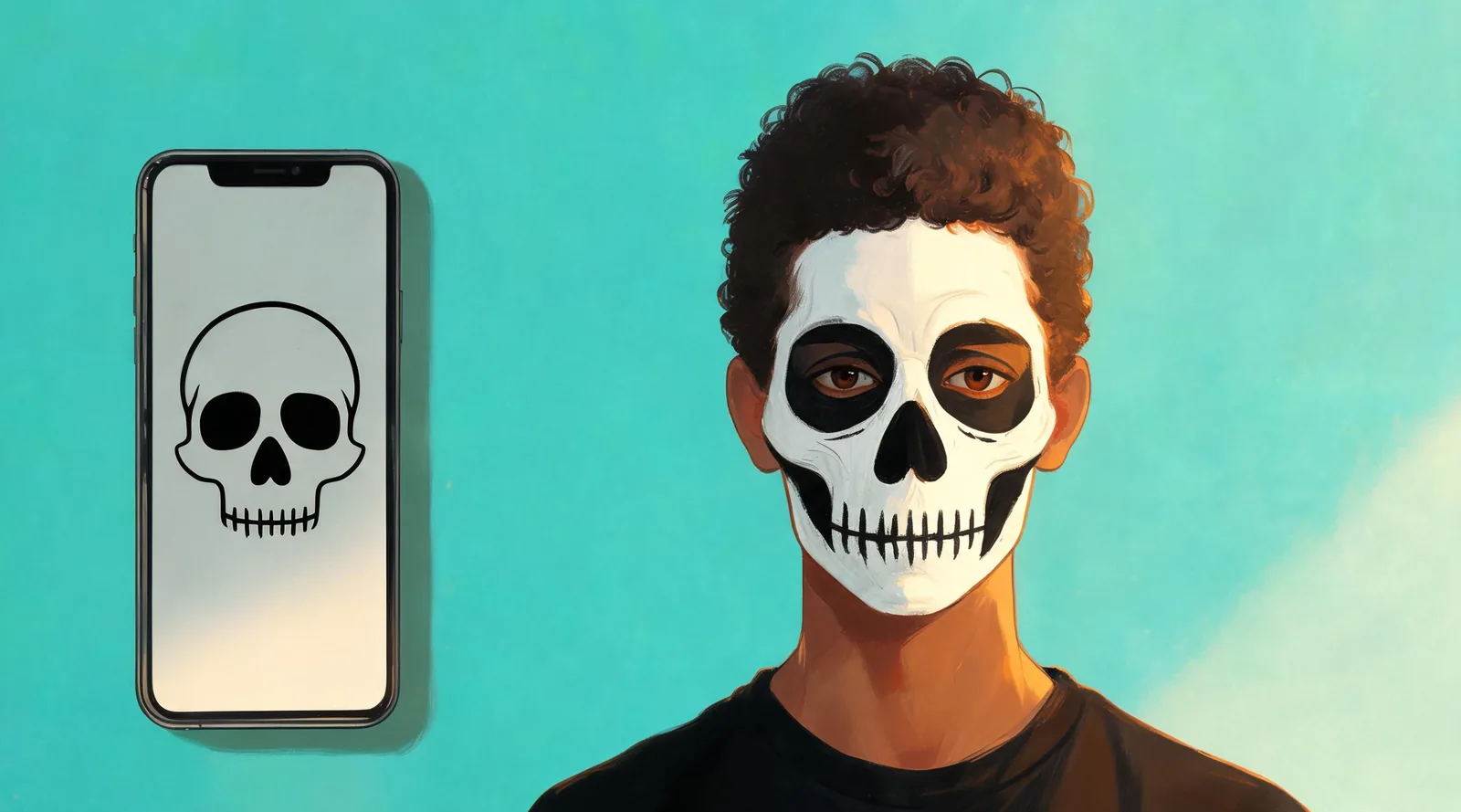 AI Skeleton: How to Get Skull Face Paint on Your Photo