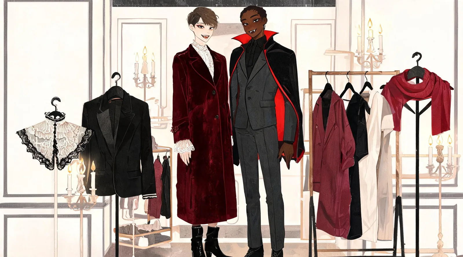 Vampire Couple Costume Ideas You Can Preview on Yourselves